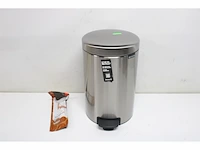 Brabantia 112041 12l ronde roestvrijstalen prullenbak - afbeelding 3 van  4