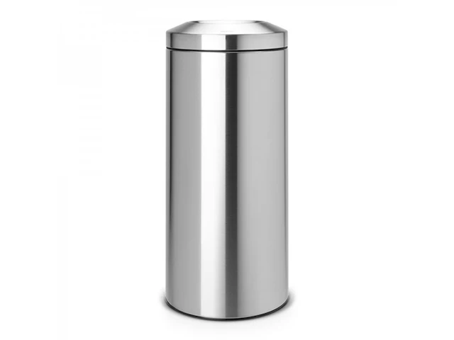 Brabantia 378621 30l rond metaal roestvrijstaal vuilnisbak - afbeelding 1 van  3