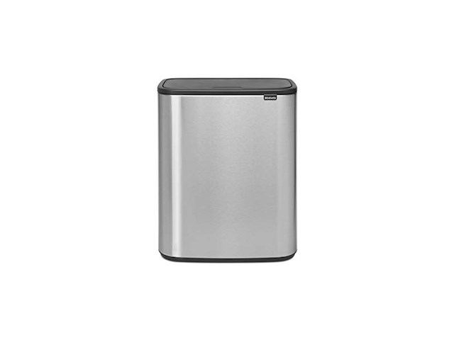 Brabantia bo -touch bin prullenbak recycling matt steel fingerprint proof 2 binnenemmers 2 x 30l - afbeelding 1 van  5