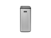 Brabantia bo -touch bin prullenbak recycling matt steel fingerprint proof 2 binnenemmers 2 x 30l - afbeelding 2 van  5