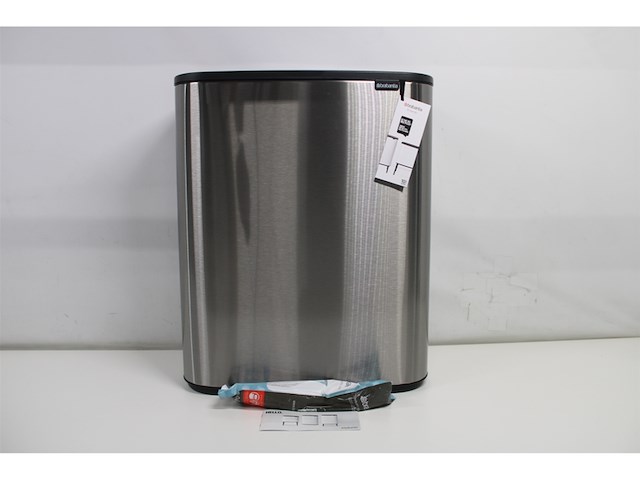 Brabantia bo -touch bin prullenbak recycling matt steel fingerprint proof 2 binnenemmers 2 x 30l - afbeelding 4 van  5