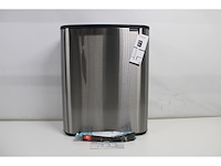 Brabantia bo -touch bin prullenbak recycling matt steel fingerprint proof 2 binnenemmers 2 x 30l - afbeelding 4 van  5