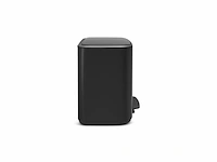Brabantia bo pedal bin steel, matt black, 36 l - afbeelding 3 van  6