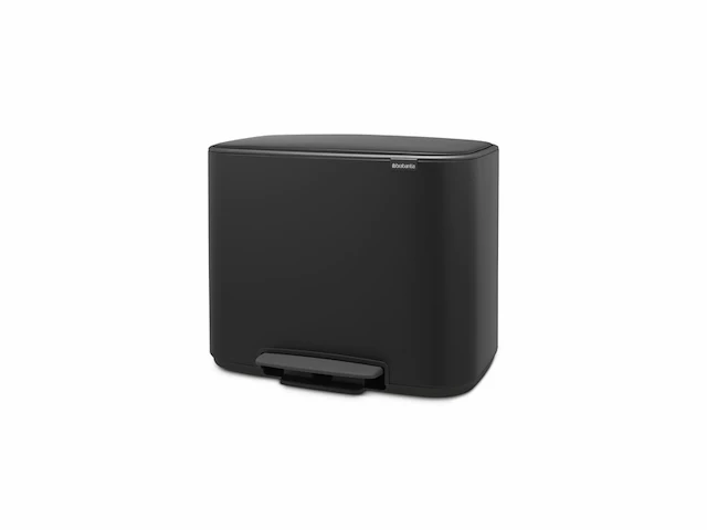 Brabantia bo pedal bin steel, matt black, 36 l - afbeelding 4 van  6