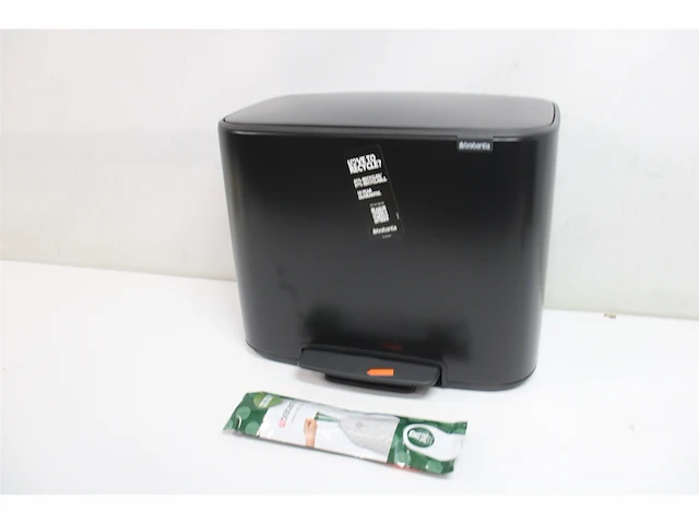 Brabantia bo pedal bin steel, matt black, 36 l - afbeelding 5 van  6