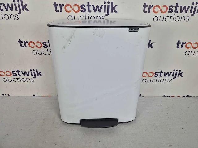 Brabantia bo prullenbak - 2 x 30 liter - afvalscheiding - white - afbeelding 2 van  4