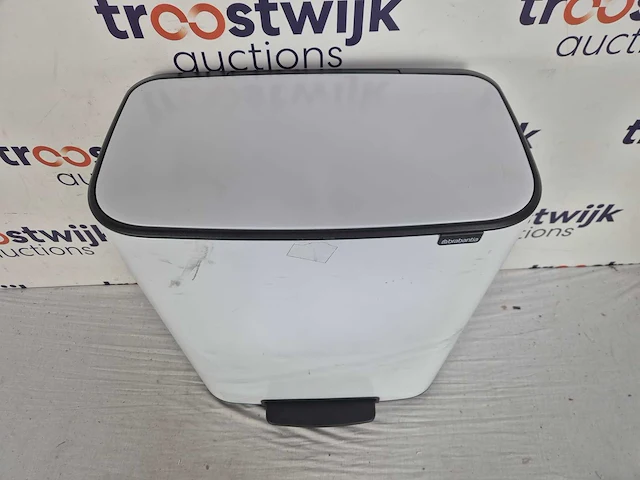 Brabantia bo prullenbak - 2 x 30 liter - afvalscheiding - white - afbeelding 3 van  4