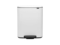 Brabantia bo prullenbak - 60 liter - white - afbeelding 1 van  2