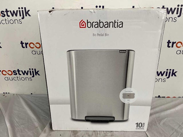 Brabantia bo prullenbak - 60 liter - white - afbeelding 2 van  2
