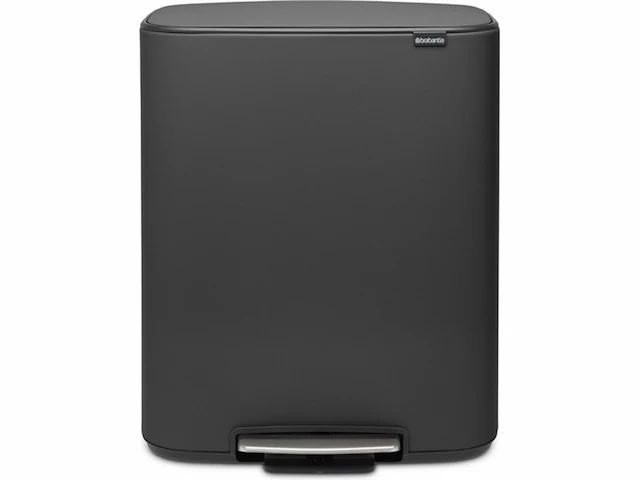 Brabantia bo prullenbak 60 liter mineral infinite grey - afbeelding 1 van  1