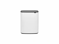 Brabantia bo touch afvalemmer xl 1 binnenemmer 60l wit