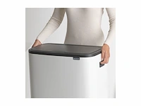 Brabantia bo touch afvalemmer xl 1 binnenemmer 60l wit - afbeelding 3 van  4
