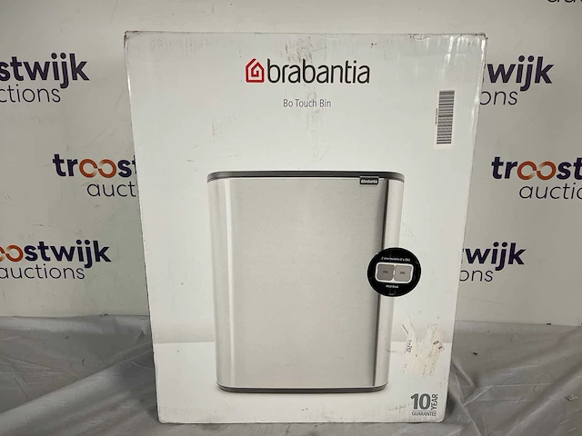 Brabantia bo touch bin prullenbak - 2 x 30 liter - afvalscheiding - matt black - afbeelding 2 van  2