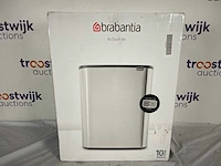 Brabantia bo touch bin prullenbak - 2 x 30 liter - afvalscheiding - matt black - afbeelding 2 van  2