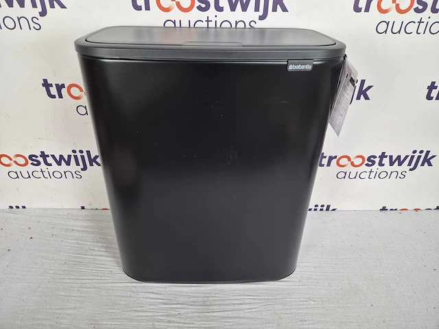 Brabantia bo touch bin prullenbak - 2 x 30 liter - matt black - afbeelding 3 van  3