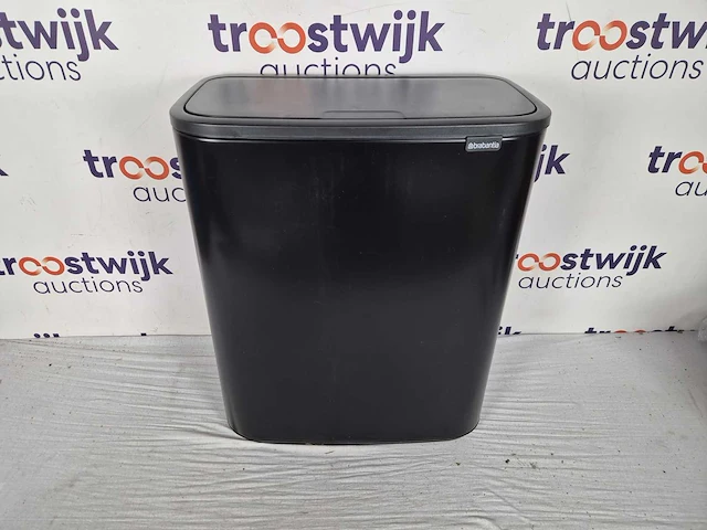 Brabantia bo touch bin prullenbak - 2 x 30 liter - matt black - afbeelding 3 van  3