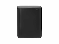 Brabantia bo touch bin prullenbak - 60 liter - matt black - afbeelding 1 van  2
