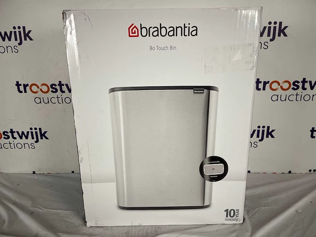 Brabantia bo touch bin prullenbak - 60 liter - matt black - afbeelding 2 van  2
