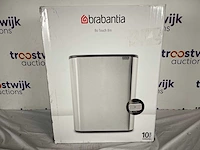 Brabantia bo touch bin prullenbak - 60 liter - matt black - afbeelding 2 van  2