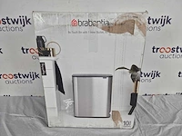 Brabantia bo touch bin prullenbak - 60 liter - mineral concrete grey - afbeelding 2 van  2