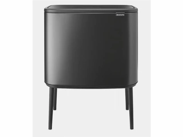 Brabantia bo touch bin prullenbak 11 + 23 liter afvalscheiding confident grey - afbeelding 1 van  6