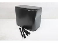 Brabantia bo touch bin prullenbak 11 + 23 liter afvalscheiding confident grey - afbeelding 5 van  6