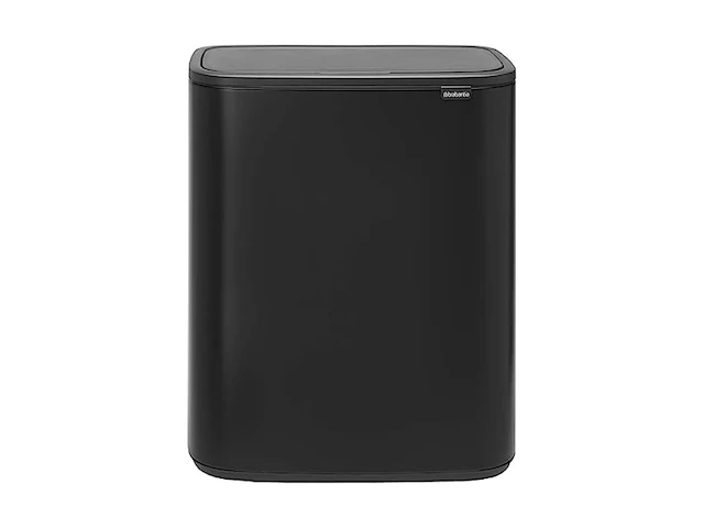 Brabantia bo touch bin prullenbak 60 liter matt black - afbeelding 1 van  3