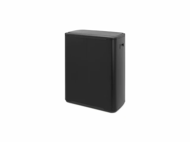 Brabantia bo touch bin prullenbak 60 liter matt black - afbeelding 2 van  3