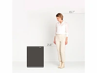 Brabantia bo touch bin prullenbak matt black, 1 binnenemmer 60l - afbeelding 3 van  4