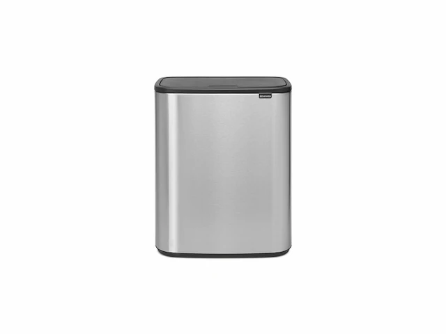 Brabantia bo touch bin xl, mat staal vingerafdrukbestendig, 1 binnenemmer 60l - afbeelding 3 van  4