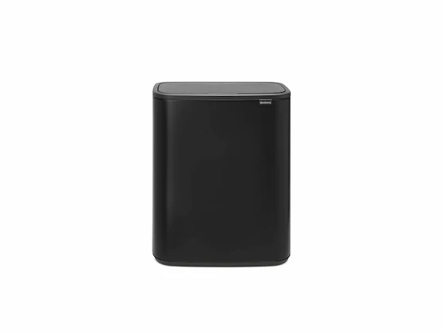 Brabantia bo touch bin xl, matt black 60l - afbeelding 1 van  4