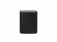 Brabantia bo touch bin xl, matt black 60l - afbeelding 1 van  4