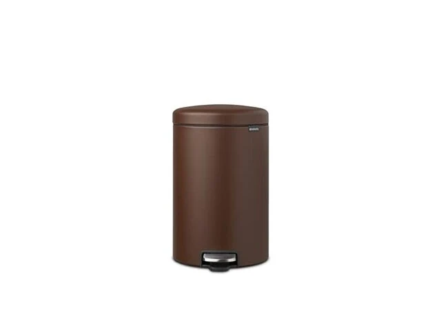 Brabantia newicon prullenbak - 20 liter - mineral cosy brown - afbeelding 1 van  4