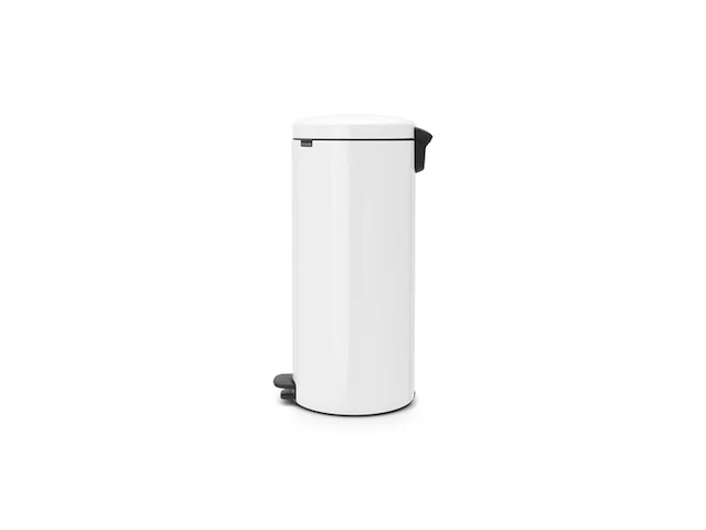 Brabantia pedal bin newicon 30l round wit - afbeelding 1 van  4