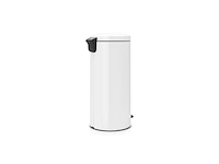 Brabantia pedal bin newicon 30l round wit - afbeelding 3 van  4