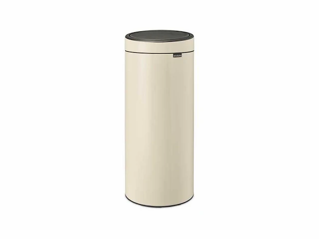 Brabantia touch bin prullenbak - 30 liter - soft beige - afbeelding 1 van  2