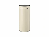 Brabantia touch bin prullenbak - 30 liter - soft beige - afbeelding 1 van  2