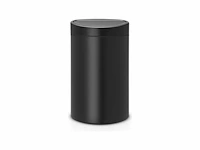 Brabantia touch bin prullenbak - 40 liter - matt black - afbeelding 1 van  3