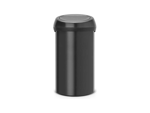 Brabantia touch bin prullenbak - 60 liter - matt black - afbeelding 1 van  1