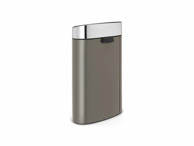 Brabantia touch bin prullenbak 40 l platinum met mat steel deksel - afbeelding 3 van  6