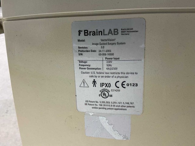 Brainlab - vector vision - compact image surgical navigation system - afbeelding 5 van  5