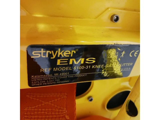 Brancard & trolley roll-in-systeem, stryker, ems 6100-31 knee-gatch litter - afbeelding 7 van  15