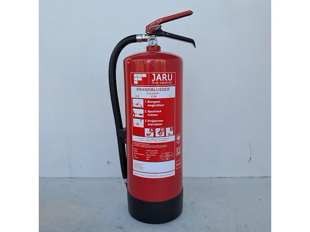 Brandblusser 6kg poeder, jaru - afbeelding 1 van  8