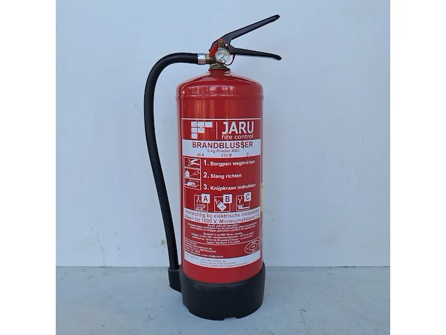 Brandblusser 6kg poeder, jaru - afbeelding 1 van  8