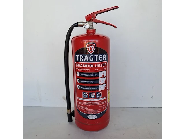 Brandblusser 6kg poeder, tragter - afbeelding 1 van  8