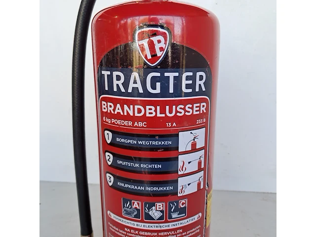 Brandblusser 6kg poeder, tragter - afbeelding 4 van  8