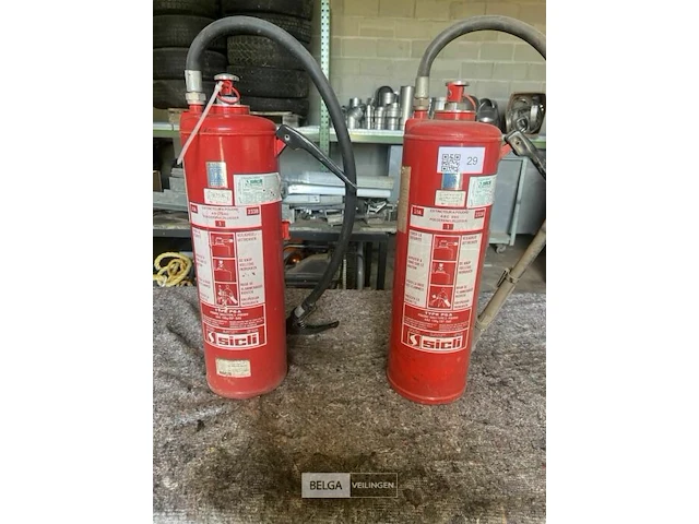 Brandblussers 2 stuks 5 kg - afbeelding 1 van  1