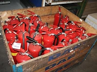 Brandblussers vnl. schuim in krat. totaal 27 stuks - afbeelding 1 van  1