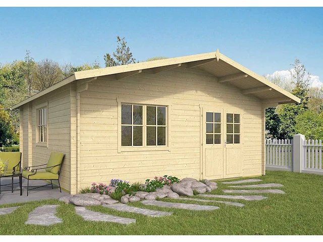 Brandenburg - tuinhuis 44mm 5980x6980x3040mm onbehandeld - afbeelding 1 van  6