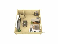 Brandenburg - tuinhuis 44mm 5980x6980x3040mm onbehandeld - afbeelding 3 van  6